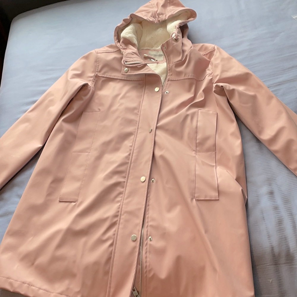 ASOS Maternity Parka, size 6, pink rose